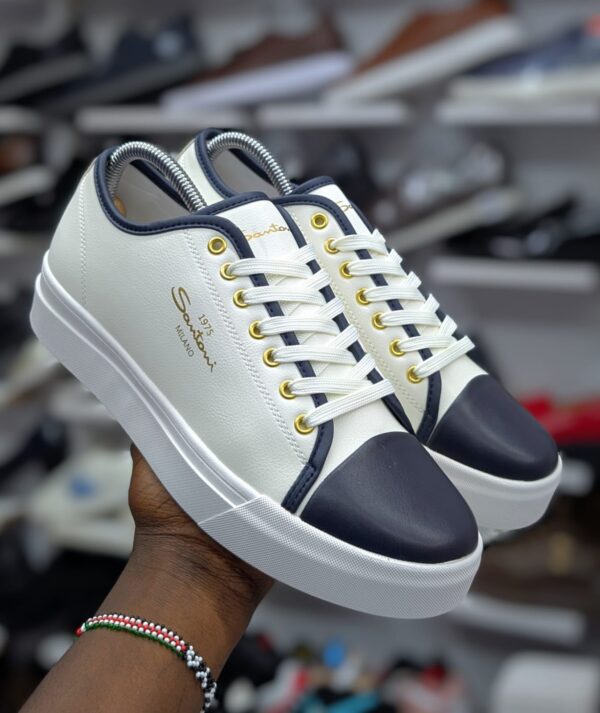 Santoni Leather Casual Shoes